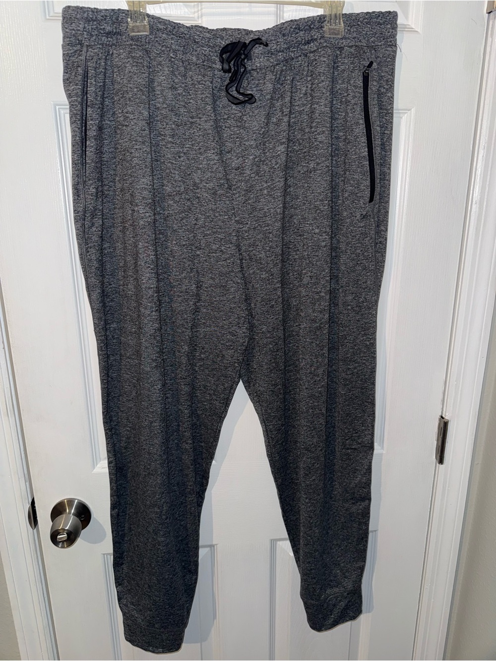 DSG Men’s Jogger Pant 2Xl Teck Pocket Grey Drawstring Sweatpants Active Wear